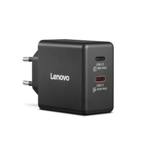 Адаптер, Lenovo Dual USB-C 65W GaN Charger