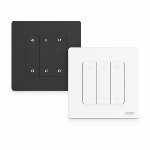 Star Zigbee смарт ключ за електрически завеси и щори – RF 433 MHz, бял/сив