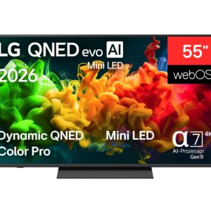 Телевизор, LG 55QNED81B3A, 55" 4K QNED MiniLED Smart TV, 3840x2160